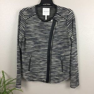 Avec Les Filles Asymmetric Zip Jacket - NWT - M